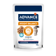 Sachet de nourriture pour chat Advance Veterinary Diets Weight Balance, croquettes et chat, «Aide à réduire le poids», au porc et au poulet, 85 g.