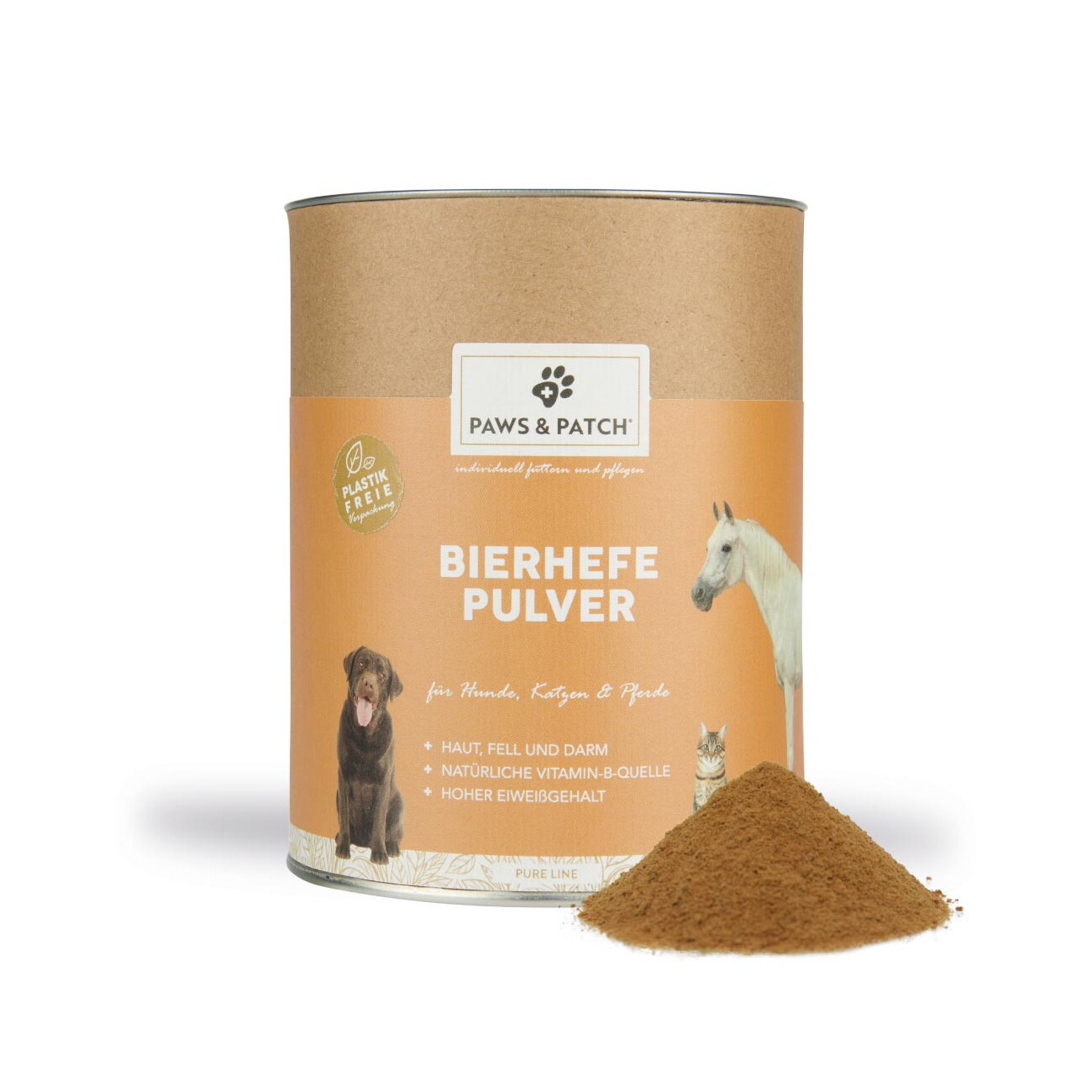 Paws&Patch Bierhefe Pulver für Hunde Katzen und Pferde 500 g - Bild 3