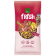 Frish Real Nature Senior-Hundefutterbeutel, Rind mit Kartoffel & Karotte, grünes Abzeichen 'NEW – NEU', Hundeabbild.