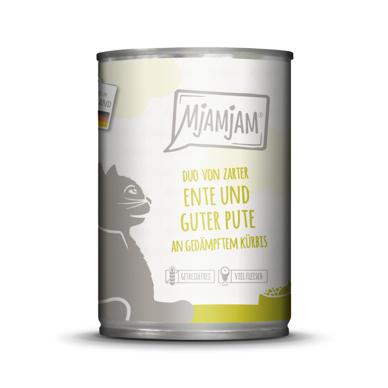 MjAMjAM Nassfutter Katze Adult, Duo 6x400 g Ente und Pute