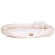 ® XENIA - Orthopädisches Hundebett / Hundesofa creme 1,45 m, 20 cm, 1,05 m