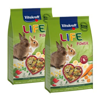 LIFE POWER Lapins nains 2x1,8 kg