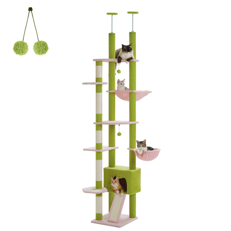Pawz Road Deckenhoher Katzenbaumturm verstellbar