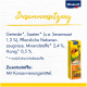 Vitakraft-Vogel-Leckerli-Verpackung mit zwei bunten Vögeln, mit Text, der Zutaten wie Getreide, Samen, Honig und Konservierungsstoffe beschreibt.
