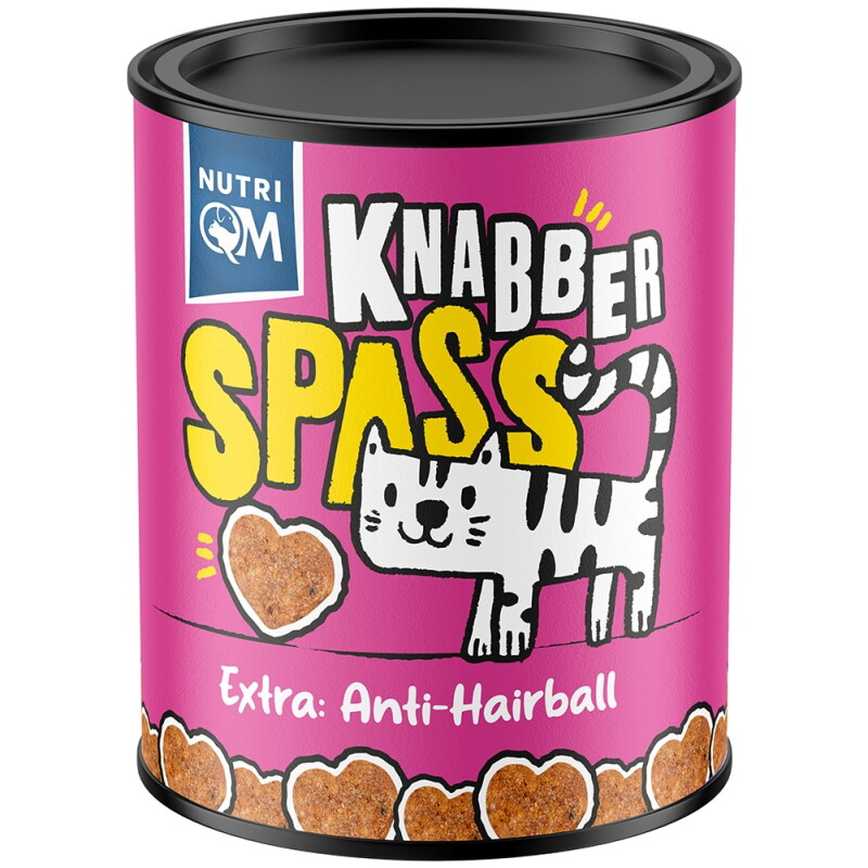 NutriQM Knabberspaß Anti Hairball 5x50g