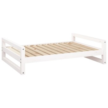 Hundebett XXL (105,5x75,5x28 cm) weiß