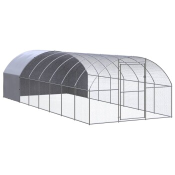 Hühnerstall / Geflügelstall mit Dach 3 m, 8 m, 2 m