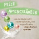 Freie Aminosäuren: Valin, Methionin, Threonin, Tryptophan, Lysin; nach Stutenmilch, für ideale Proteinqualität.