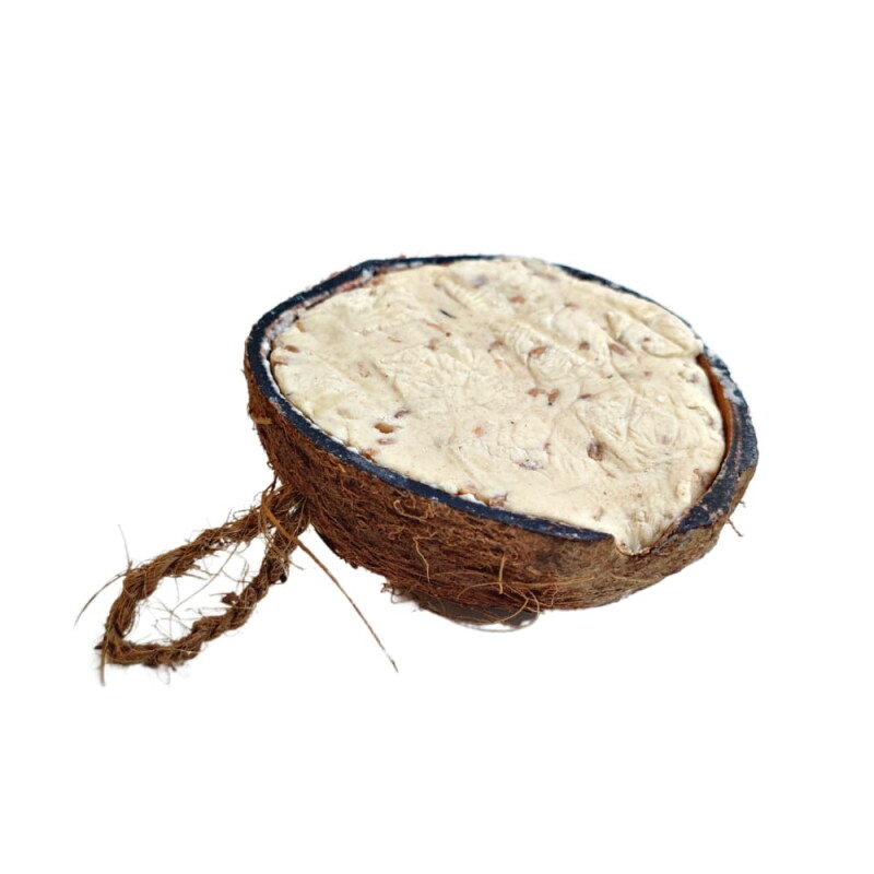 KLASEBO Wildvogelfutter, halbe Kokosnuss Classic