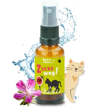 BeG Buddy Zeckenmittel Katze, Zeckenschutz Katzen & Kitten, Zecke Katze, Zeckenabwehr auf pflanzlicher Basis, 30 ml