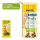 MultiFit Fruity Meat Sticks für Katzen in einer gelben Verpackung, die eine orangefarbene Tabby zeigt und 91% Fleisch und keinen Zuckerzusatz hervorhebt.