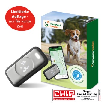 GPS-Tracker für Hunde hellgrau *limitierte Auflage