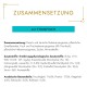 Etykieta karmy dla zwierząt zatytułowana "ZUSAMMENSETZUNG mit THUNFISCH," szczegółowo opisująca składniki i informacje żywieniowe, takie jak mięso, ryby i suplementy.