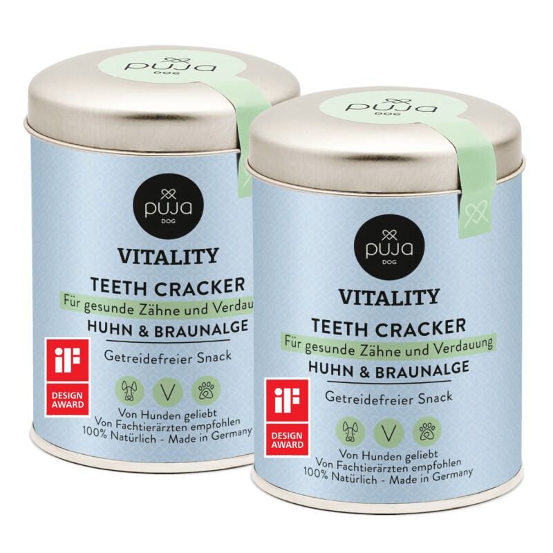 PUJA Doppel Fit - Zähne & Verdauung für Hunde 2x150g