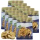 Zehn Packungen Lyra Pet Nature Power 1kg natürliche getrocknete Apfelringe für Haustiere, gekennzeichnet mit 100% natürlich und Premiumqualität.