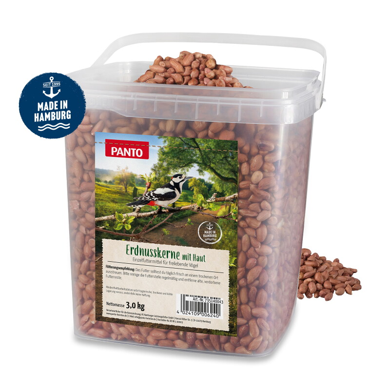 Panto Erdnusskerne mit Haut 3kg