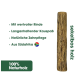 Sekelbos Holzkaustick für Haustiere mit Text: "Natürliche Rinde, langlebiger Kauspaß, Zahnpflege, aus Südafrika, 100% natürliches Holz."