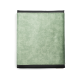 Ein weiches, grünes Haustierbett mit schwarzem Boden, das eine glatte Textur und ein einfaches Design aufweist, geeignet für kleine bis mittelgroße Haustiere.