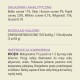 Analiza składników i instrukcje żywieniowe dla karmy dla zwierząt, w tym białko, tłuszcz, błonnik, wilgotność i rozkład kalorii.