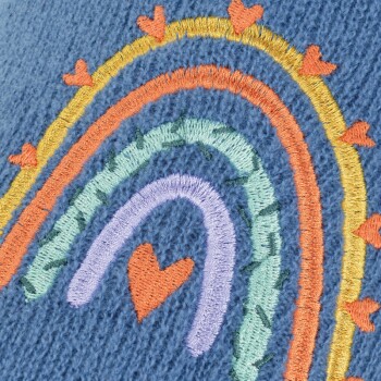 Strickpullover Regenbogen 40 cm