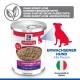 Dose Hill's Science Plan Hundefutter, Pastetenlaib 'Healthy Recipe with Beef', Mature Adult 7+, 'Erwachsener Hund' und italienische Flagge.