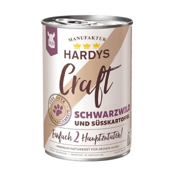 HARDYS Craft 6x400g Schwarzwild & Süßkartoffel