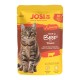 JosiCat Adult Katzenfutterbeutel, reich an Rind mit Tomate in Sauce, 88 % Fleisch, getreidefrei und zuckerfreie Rezeptur.