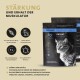 PetCare Health 3503 Katzen Ergänzungspaket mit einer grauen Katze, mit Text, der die Vorteile der Muskelstärkung und -erhaltung hervorhebt.