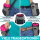 ® Premium Leckerlibeutel für Hunde | Robuster Futterbeutel Hunde mit viel Stauraum grau