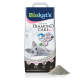 Biokat's Premium Diamond Care Katzenstreu-Tüte mit einer grauen Katze, die behauptet, 54 Tage zu halten, enthält Aktivkohle und Aloe Vera.