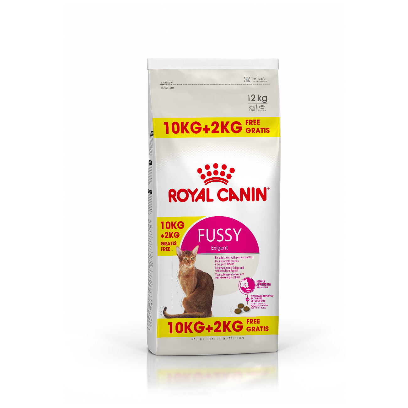 ROYAL CANIN Trockenfutter Katze, Adult, Fussy Exigent 12 kg
