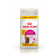 Royal Canin 'Fussy' Katzenfutterbeutel mit Abbildung einer braunen Katze, gekennzeichnet mit '10KG+2KG GRATIS (12 kg)'