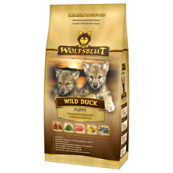 WOLFSBLUT Puppy Wild Duck Entenfleisch mit Kartoffel 2 kg
