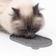 ZENPAD Katzen Schleckmatte taupe
