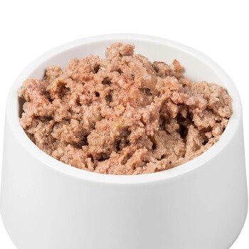 Pures Fleisch vom BIO-Huhn mit 5 % Leber 12x400g