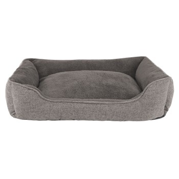 Hundebett meliert grau L