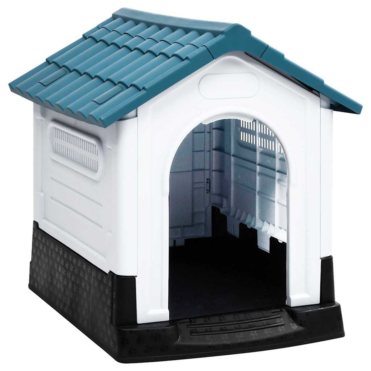 Vidaxl Blau Dog House Blue 57X68x66 Cm Polypropylene - Bild 2