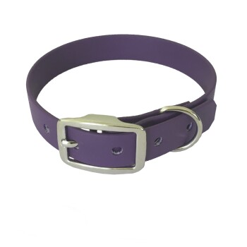 bio-leine 21-30cm HU Biothane Halsband violett 21 cm, 30 cm
