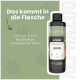 Flasche ALPHAZOO Premium Lachsöl für Hunde und Katzen, mit Text über Omega 3, 6, 9 Kraft und lichtschützendem Verpackungsmaterial.