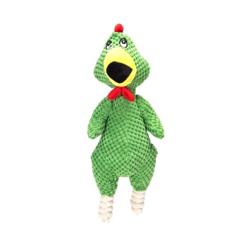 Hundespielzeug Screaming Chicken grün