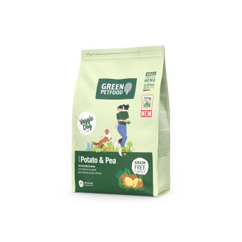 Green Petfood erwachsenes Hundefutter Sack mit Kartoffel und Erbse, getreidefrei, Gemüse-Hundelinie, deutsche Qualität, 10 kg.