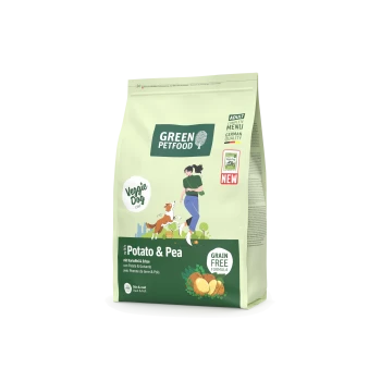 Green Petfood erwachsenes Hundefutter Sack mit Kartoffel und Erbse, getreidefrei, Gemüse-Hundelinie, deutsche Qualität, 10 kg.