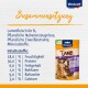 Vitakraft-Hundeleckerli-Verpackung mit "pure LAMB" und 60% Lammfleisch sowie Angaben zu Feuchtigkeit, Protein, Fett, Ballaststoffen, Asche und Calciumgehalt.