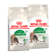 Royal Canin Active Life Outdoor Katzenfutter für Katzen ab 7 Jahren, mit zwei Tüten mit Bildern von Katzen und Nährwertangaben.