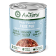 Dose AniForte Pure Nature Ziegenfleisch für Hunde, mit deutschen Etiketten, die "einzelnes Protein", "reines Ziegenfleisch" und "hohe Qualität" angeben.
