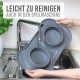 Napfunterlage mit 4 Näpfen grau M