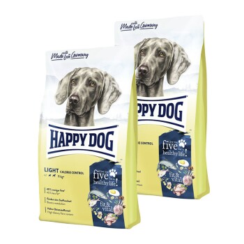 HAPPY DOG fit & vital Light Calorie Control 2×12 kg