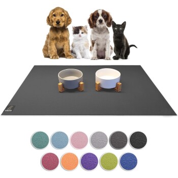 ® - Napfunterlage - Öko-Tex und Made in Germany grau 60 cm, 60 cm