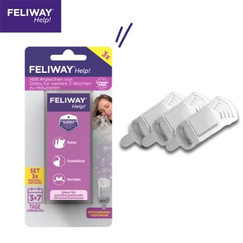 Feliway Help! 3x Nachfüllkartusche zur Stressreduzierung