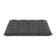 Ein plüschiges, dunkelgraues Haustierbett mit gepolstertem Design, das eine weiche, gepolsterte Oberfläche bietet, ideal für den Komfort von Haustieren.